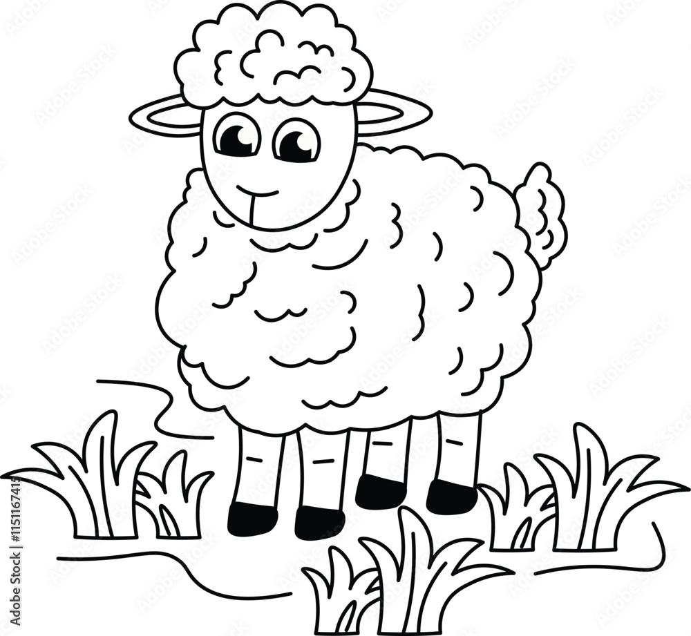 Obraz premium Simple Animal Drawings for Coloring