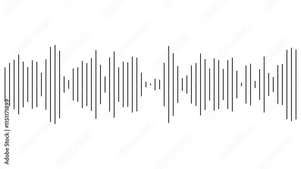line audio wave visualization voice record, sound wave animation on white background, line digital minimalist voice, and soundtrack line audio wave visualization voice record, sound wave animation on white background, line digital minimalist voice, and soundtrack