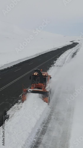 Snow Clearing from the Highway photo