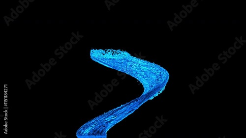 Wallpaper Mural water liquid swirl splash animation Torontodigital.ca