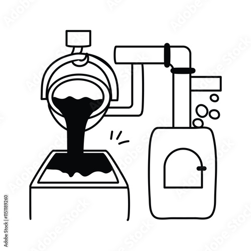 Metallurgical equipment for processing and refining metals in factories
