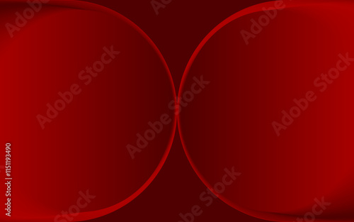 Elegant abstract red background with smooth curves and a deep gradient. Perfect for sophisticated designs, websites, and presentations