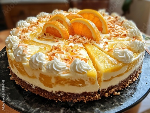 Tropical Orange Dream Cake 