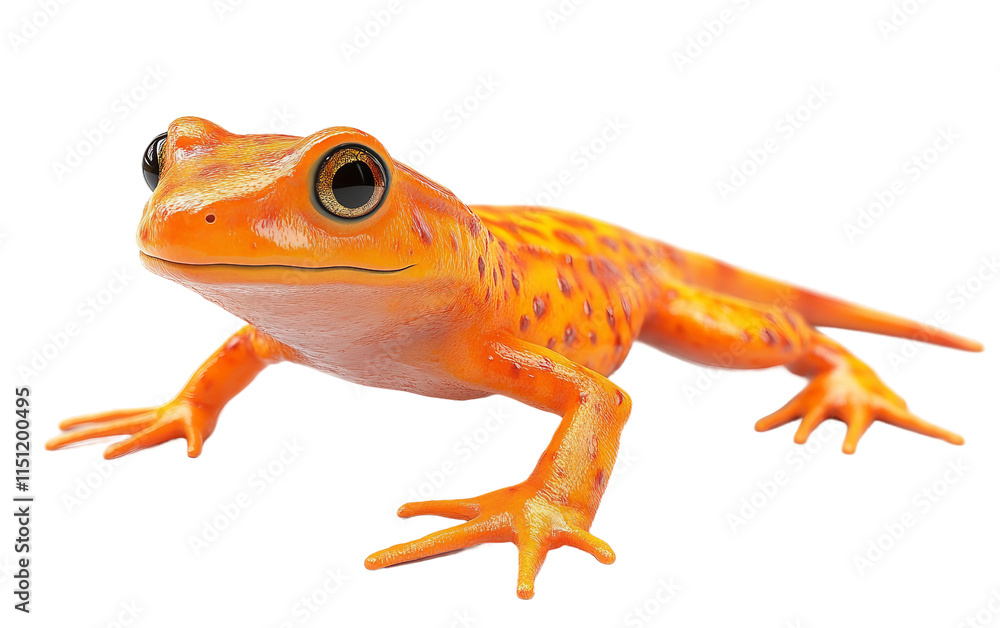 The Salamander's Tale isolated on transparent Background The Salamander's Tale isolated on transparent Background