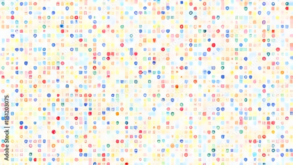 Colorful Circles Seamless Abstract Pattern Colorful Circles Seamless Abstract Pattern