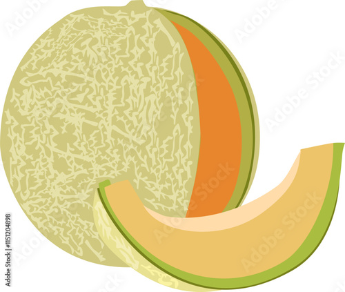 illustration of melon
