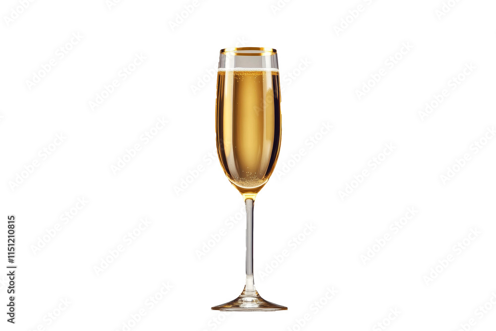 Golden champagne glasses isolated on transparent background. Golden champagne glasses isolated on transparent background.