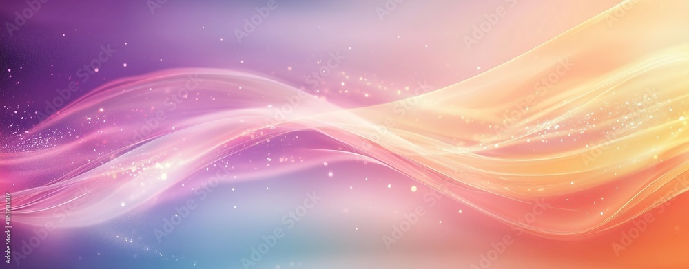 Pastel Gradient Background with Fluid Waves Pastel Gradient Background with Fluid Waves