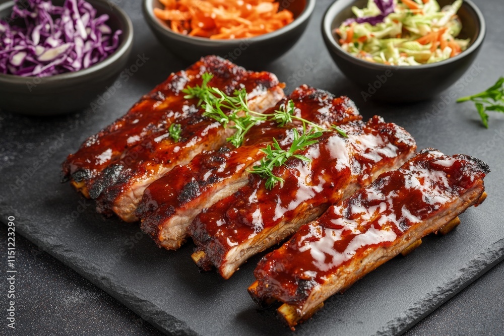 Scrumptious BBQ Ribs Ready to Delight Scrumptious BBQ Ribs Ready to Delight