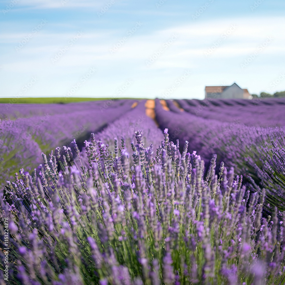 Obraz premium lavender field region