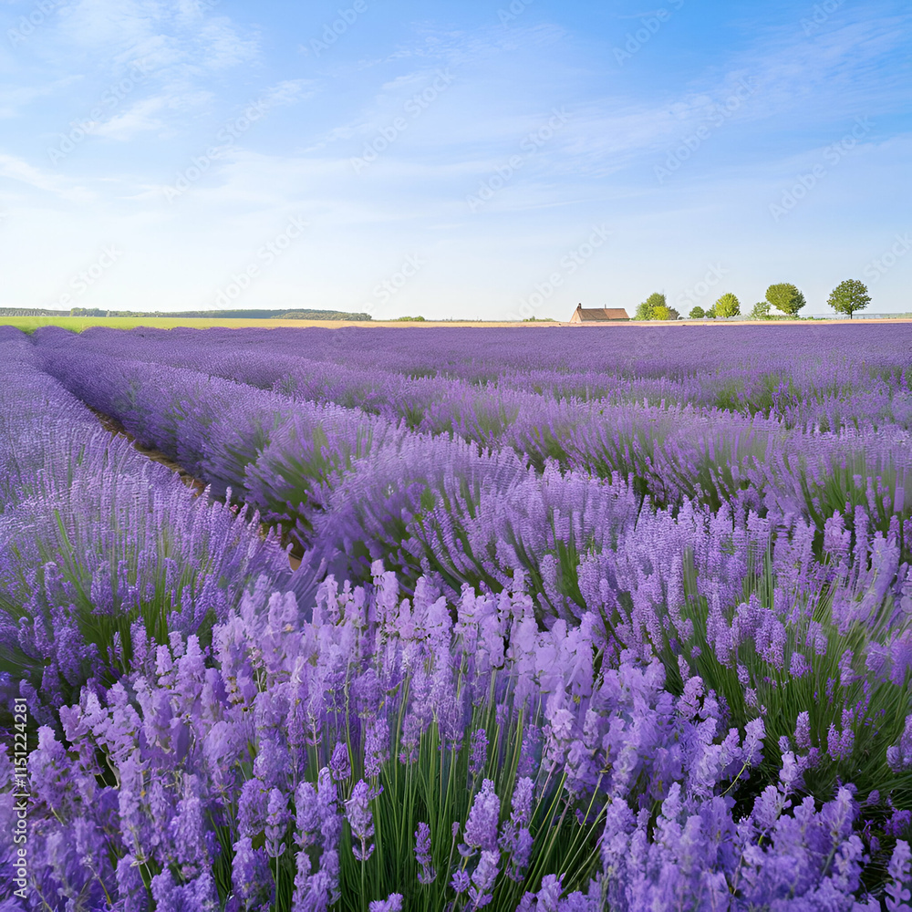 Fototapeta premium lavender field region