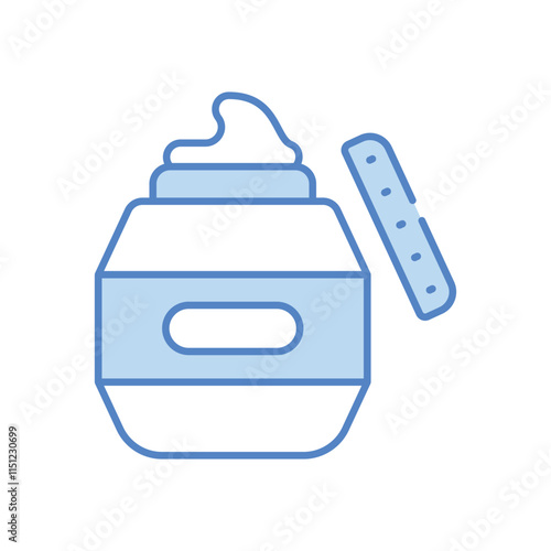 Hair gel vector icon