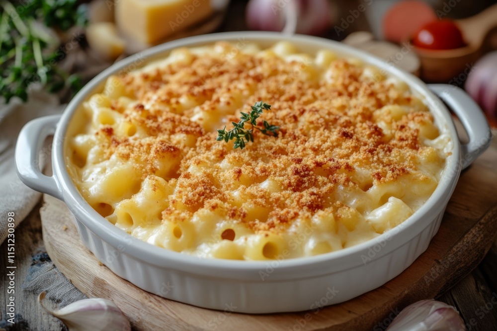 Creamy Baked Macaroni and Cheese Creamy Baked Macaroni and Cheese