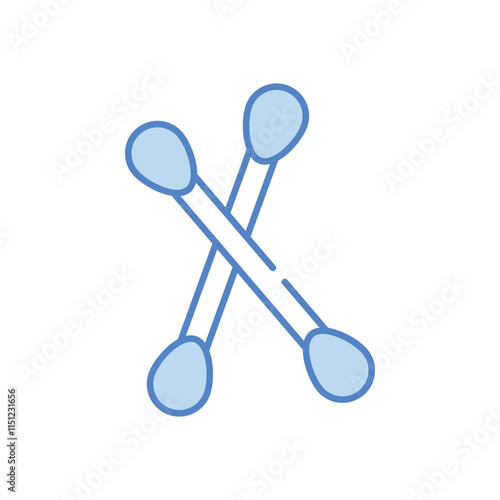 Cotton Swabs vector icon