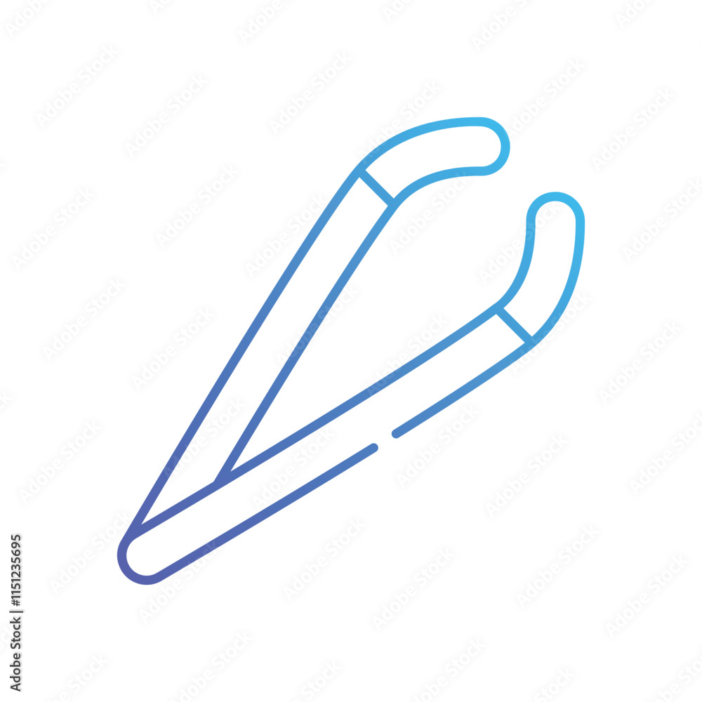 Tweezer vector icon