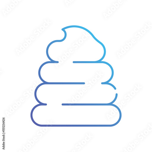 Shave Foam  vector icon