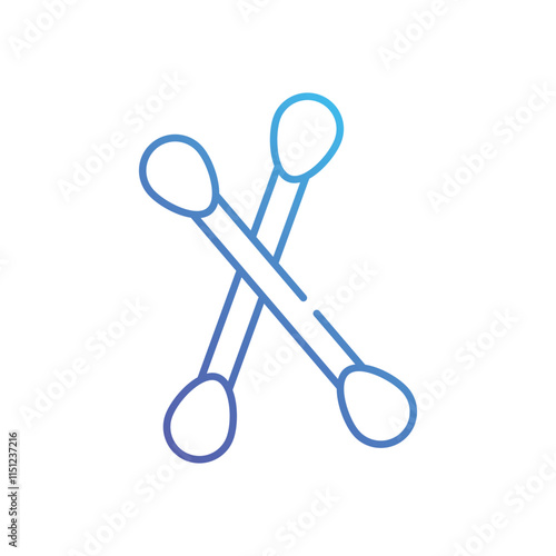 Cotton Swabs vector icon