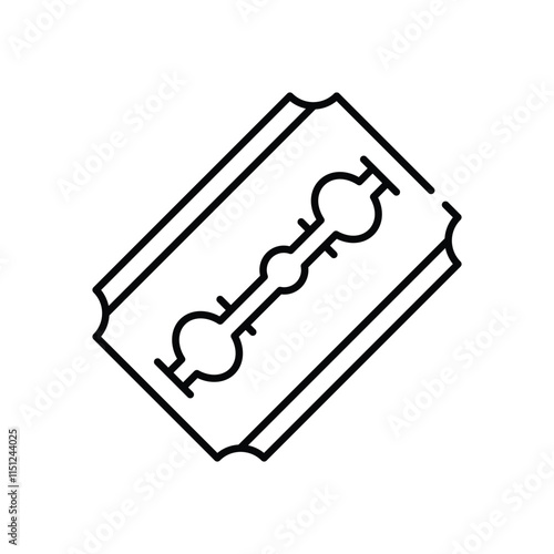Razor blade vector icon