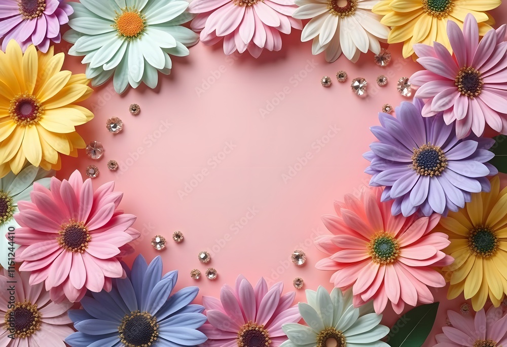 Luxurious garland of paper flowers
Luxurious garland of paper flowers