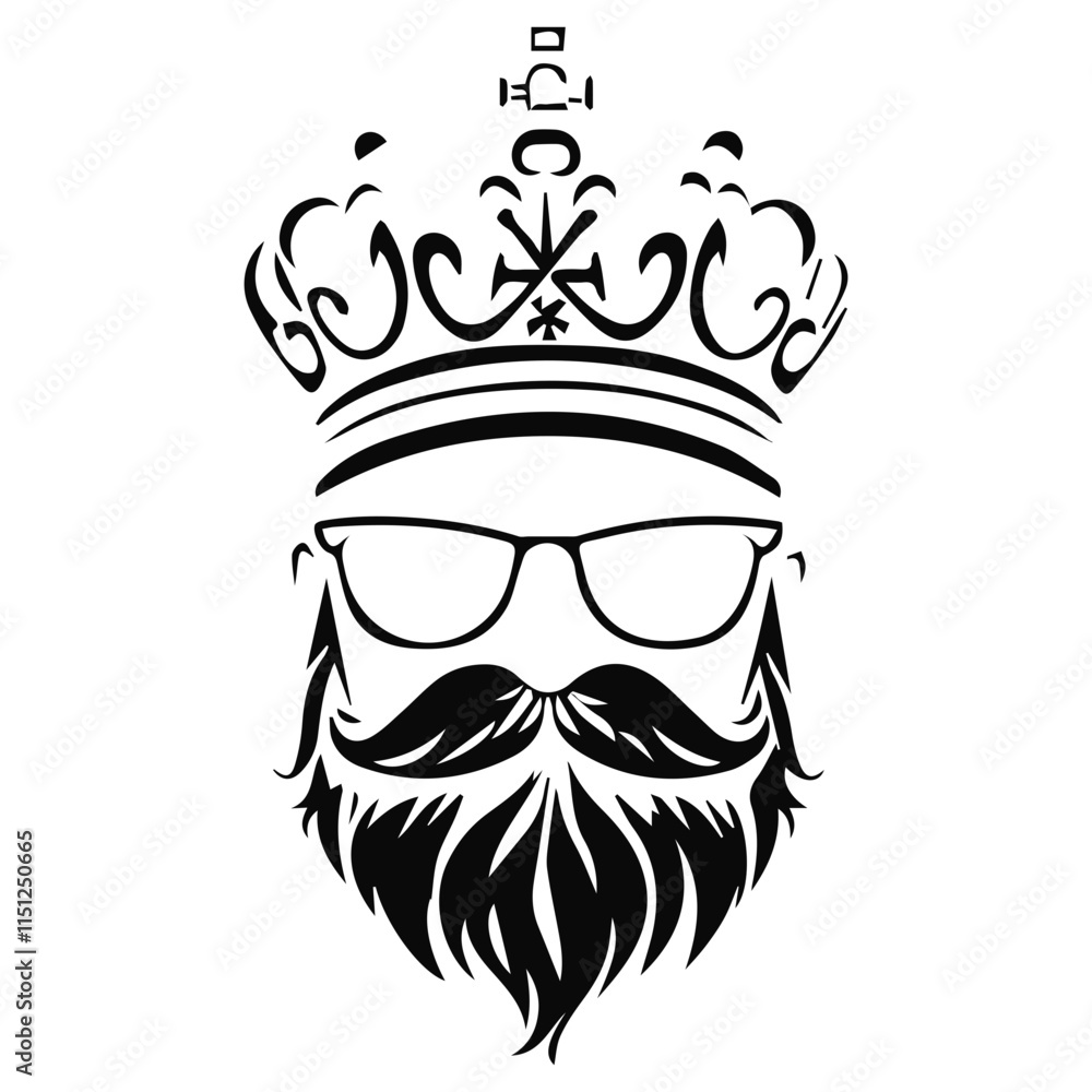 king with crown vector illustration king with crown vector illustration
