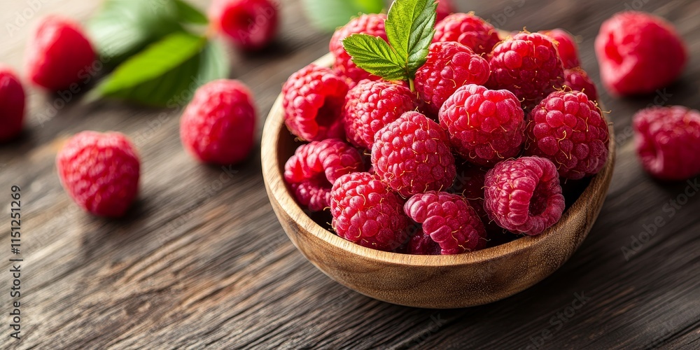 Vibrant and appetizing raspberry image showcasing the delicious and healthy qualities of raspberries, perfect for highlighting the nutritious benefits of this delightful fruit. Vibrant and appetizing raspberry image showcasing the delicious and healthy qualities of raspberries, perfect for highlighting the nutritious benefits of this delightful fruit.