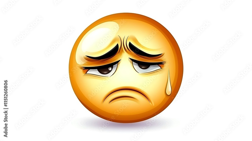 Sad Emoticon Exhausted Face Tired Emoji Depressed Expression Feeling Down Stress Overwhelmed Sad Emoticon Exhausted Face Tired Emoji Depressed Expression Feeling Down Stress Overwhelmed