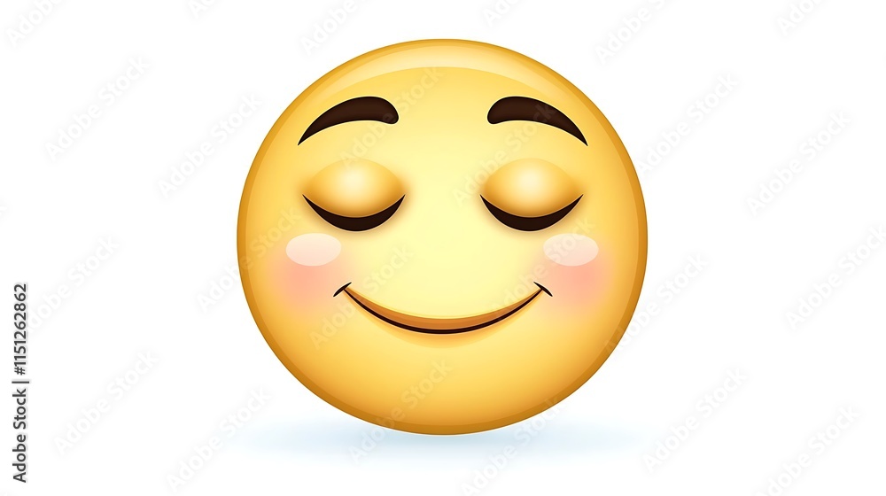 Happy Smiley Face Emoji Content Joyful Smiling Cheerful Relaxed Peaceful Blissful Satisfied Happy Smiley Face Emoji Content Joyful Smiling Cheerful Relaxed Peaceful Blissful Satisfied