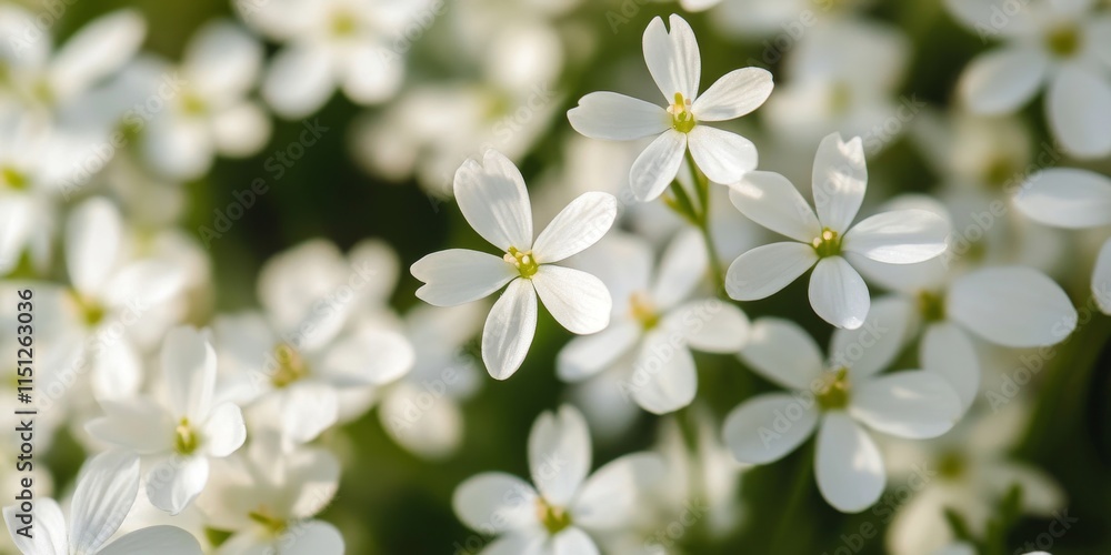 Close up view of small white flowers, showcasing the delicate petals and intricate details of the little white flowers in a natural setting, perfect for highlighting beauty in nature. Close up view of small white flowers, showcasing the delicate petals and intricate details of the little white flowers in a natural setting, perfect for highlighting beauty in nature.