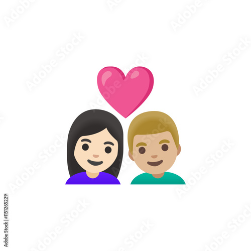 Loving Couple Emoji (Heterosexual)
