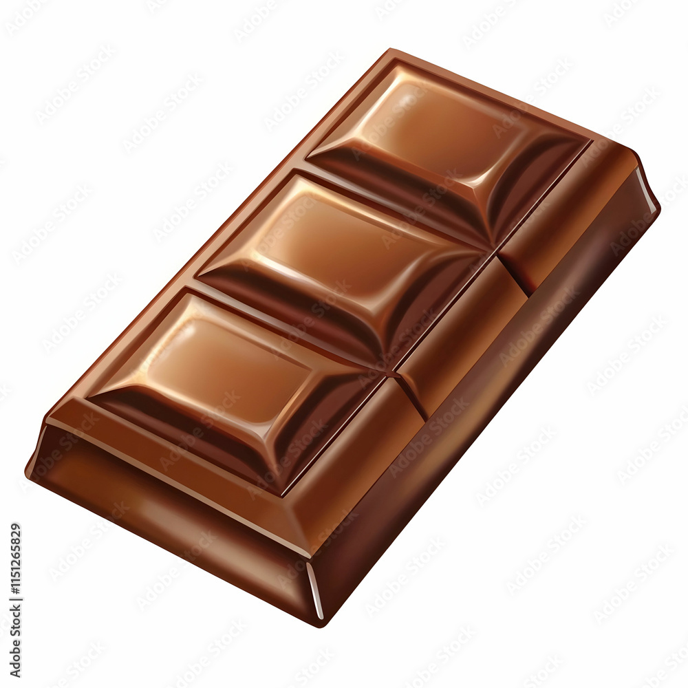chocolate bar on white background chocolate bar on white background