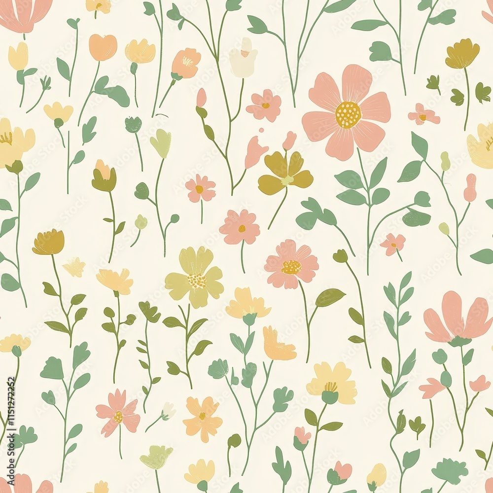 Abstract flower blooming design. Pattern with floral seamless Abstract flower blooming design. Pattern with floral seamless