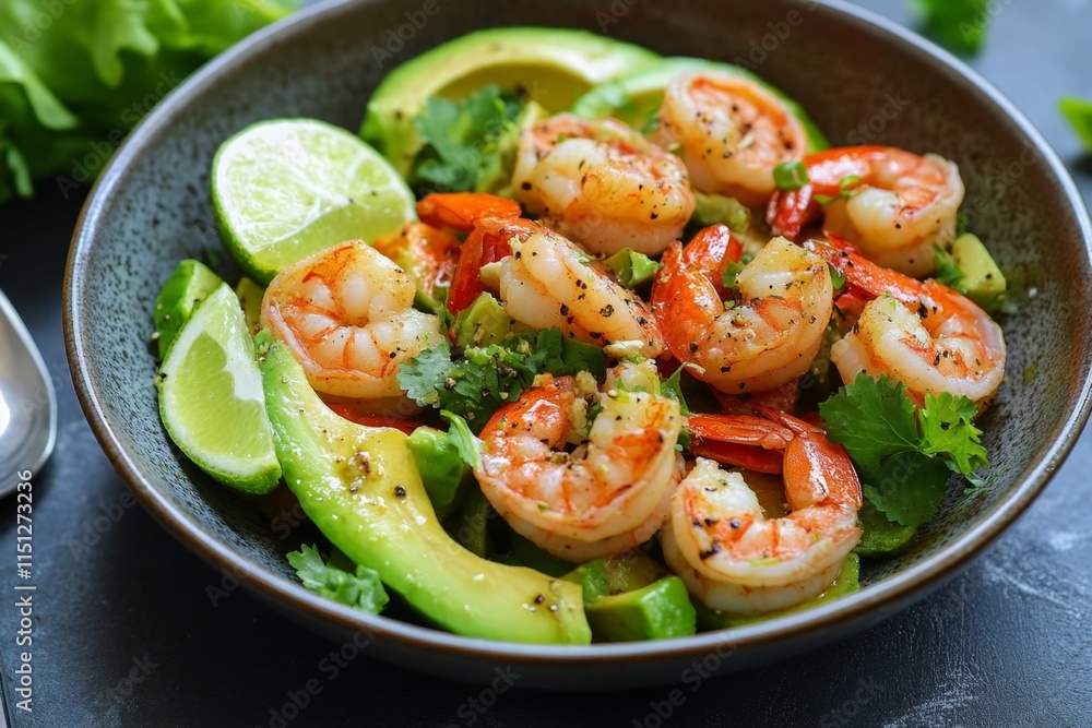 Avocado Shrimp Salad with Lime - A Healthy and Delicious Meal Avocado Shrimp Salad with Lime - A Healthy and Delicious Meal