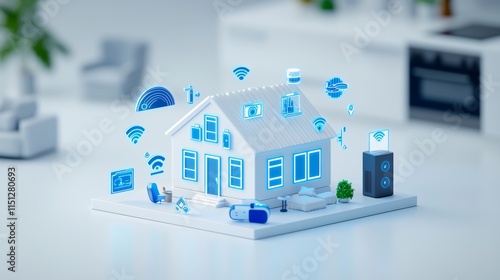Implementing IoT automation in a smart home to boost convenience and efficiency.