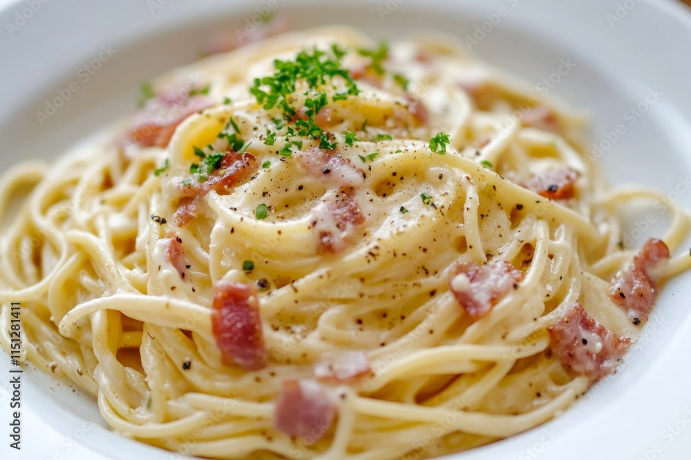 Creamy Bacon Spaghetti - A Culinary Delight Creamy Bacon Spaghetti - A Culinary Delight