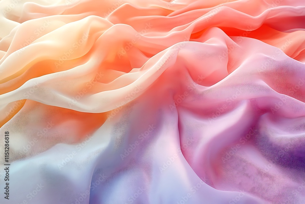 Fototapeta premium A serene color palette merging gently into harmonious gradients 