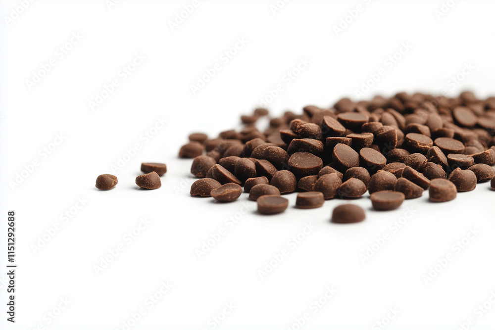 Naklejka premium Dog food isolated on white background