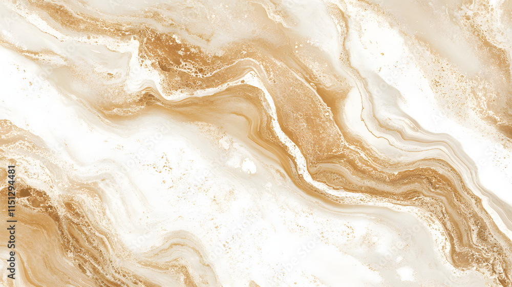 abstract coffee color, beige and white marble texture background with swirls of liquid paint. abstract coffee color, beige and white marble texture background with swirls of liquid paint.