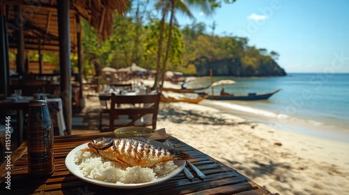 Savor goan fish curry goa culinary delight beachside tropical vibe photo