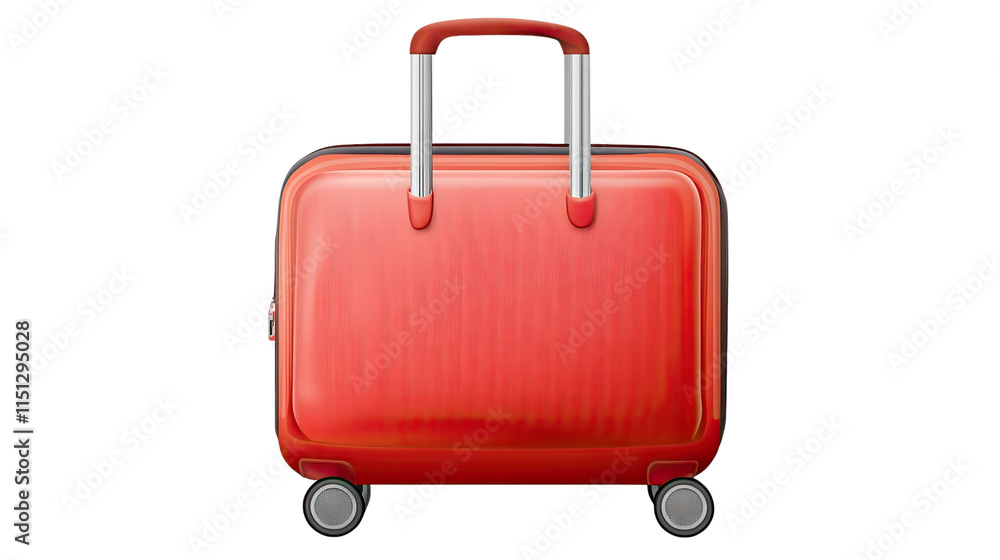 Red Carry-on Suitcase: A vibrant red carry-on suitcase, ready for your next adventure. Perfect for travel and vacation imagery. Red Carry-on Suitcase: A vibrant red carry-on suitcase, ready for your next adventure. Perfect for travel and vacation imagery.