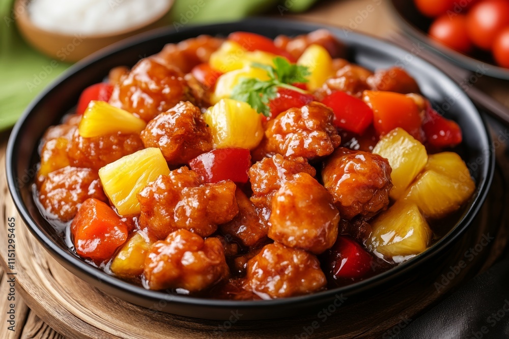 Sweet and Sour Pork with Pineapple Sweet and Sour Pork with Pineapple