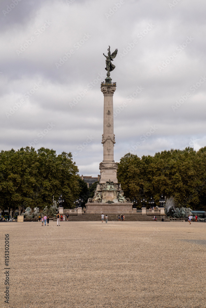 Obraz premium Monument aux Girondins, Bordeaux, France
