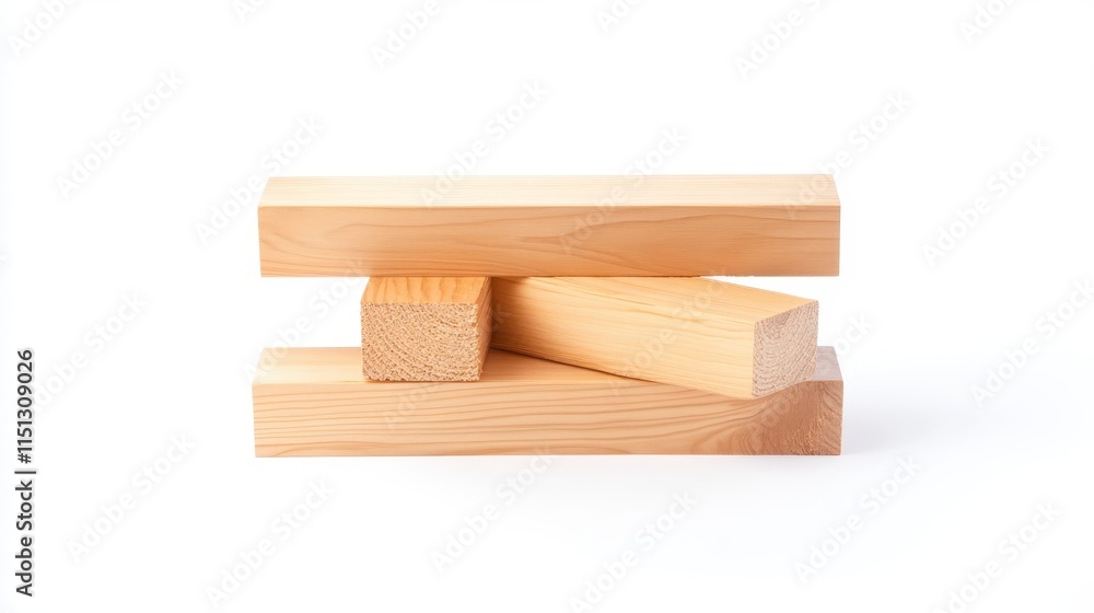 A minimalistic arrangement of wooden blocks, showcasing natural textures and clean lines, ideal for design and construction themes. A minimalistic arrangement of wooden blocks, showcasing natural textures and clean lines, ideal for design and construction themes.