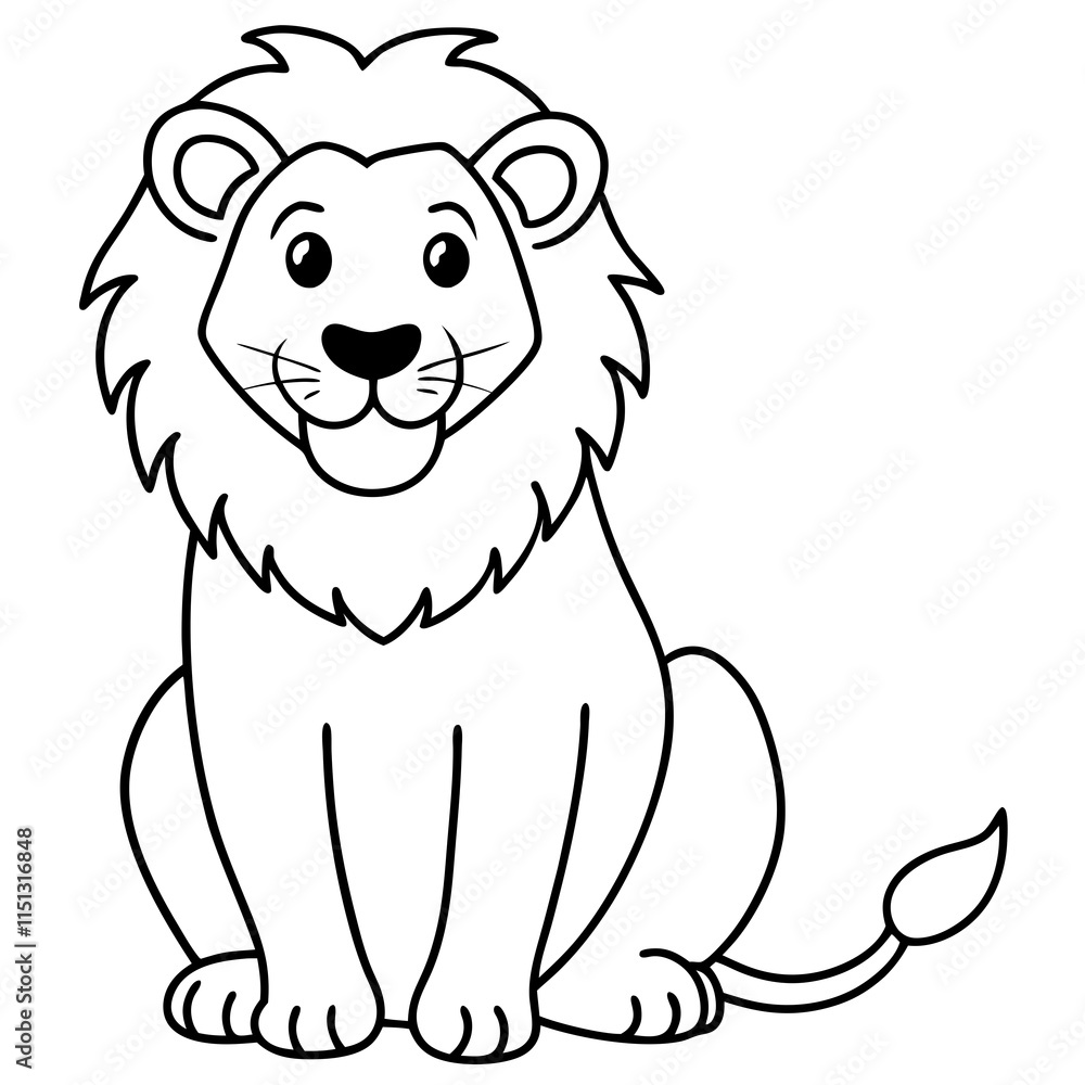 lion cartoon character