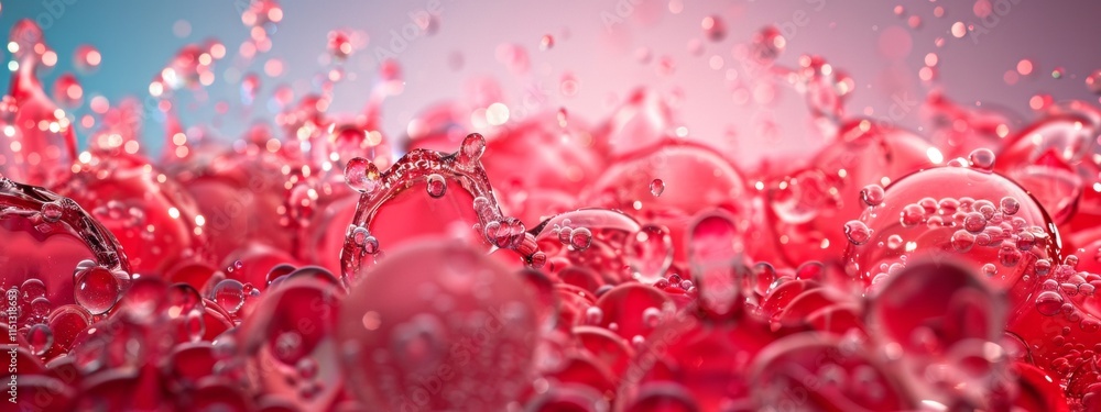 Refreshing Berry Splash in Motion Refreshing Berry Splash in Motion