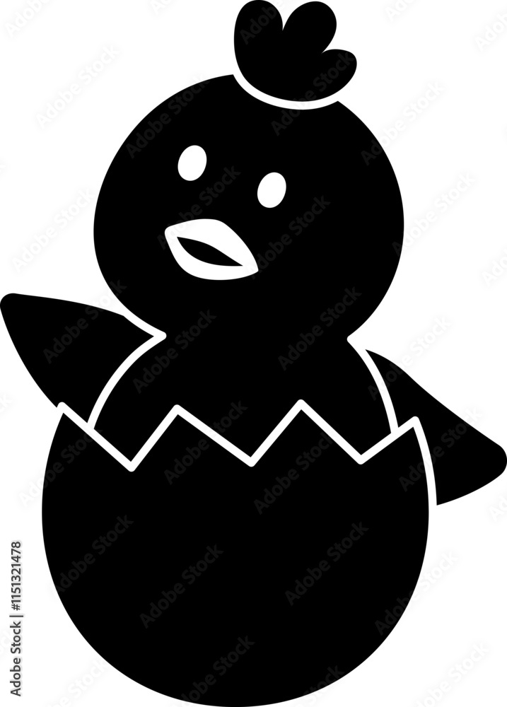 Easter chick icon.
Isolated Easter chick sitting in an eggshell silhouette.
Transparent background. Easter chick icon.
Isolated Easter chick sitting in an eggshell silhouette.
Transparent background.