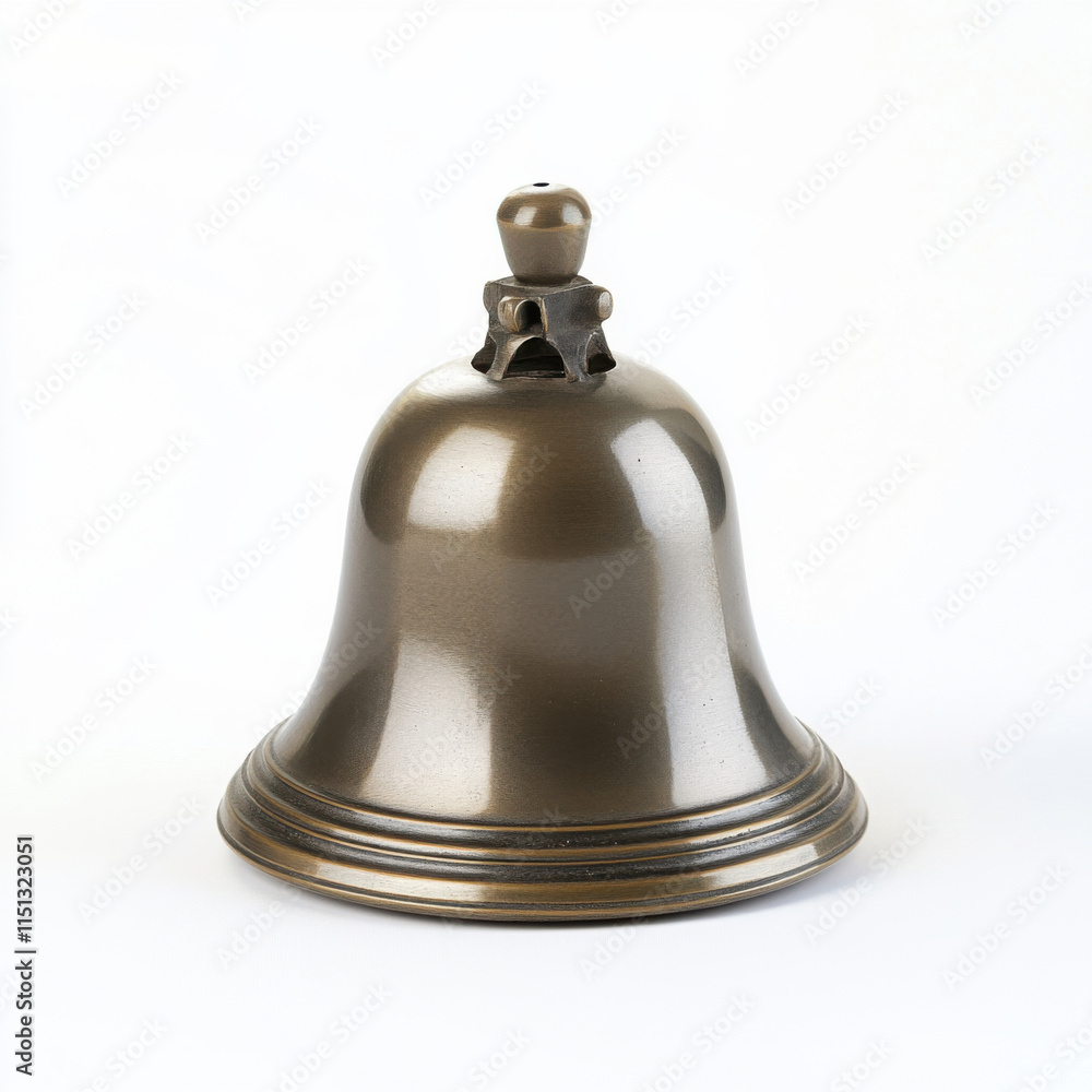 Unique brass bell with a polished finish, featuring a decorative clapper, suitable for various uses and occasions Unique brass bell with a polished finish, featuring a decorative clapper, suitable for various uses and occasions