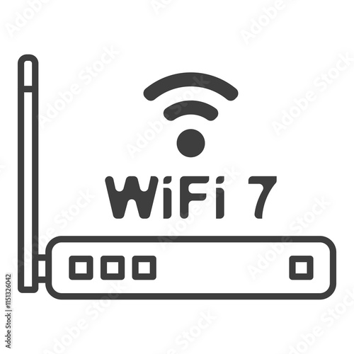 Flat symbol of free wifi zone