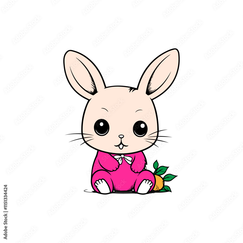 simple icon design rabbit vectors illustration simple icon design rabbit vectors illustration