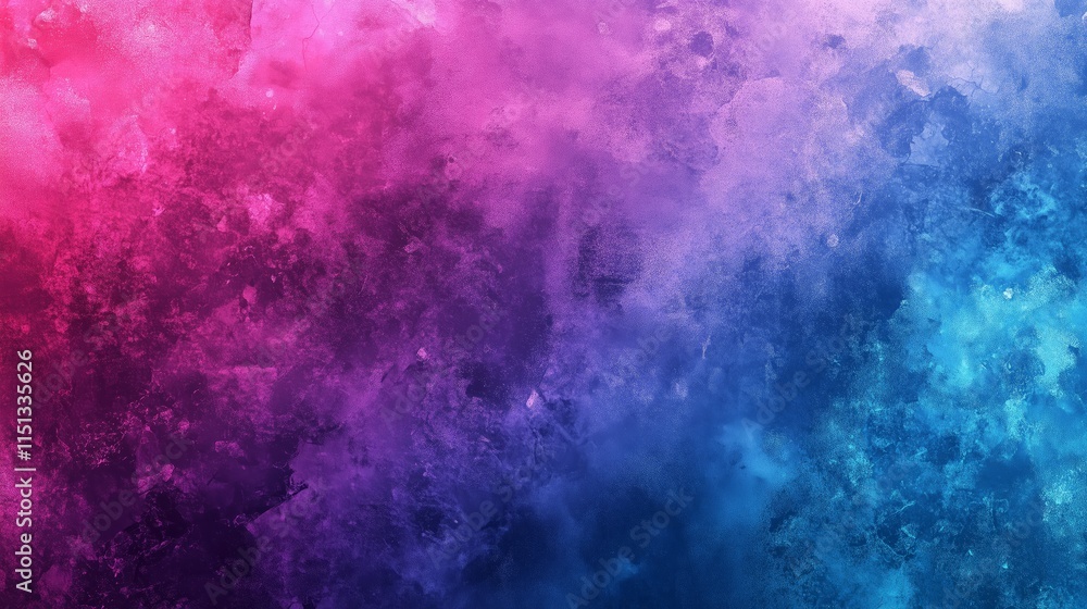 Obraz premium Gradient Abstract Background with Rough Blue and Pink Layers - Made with Generative AI