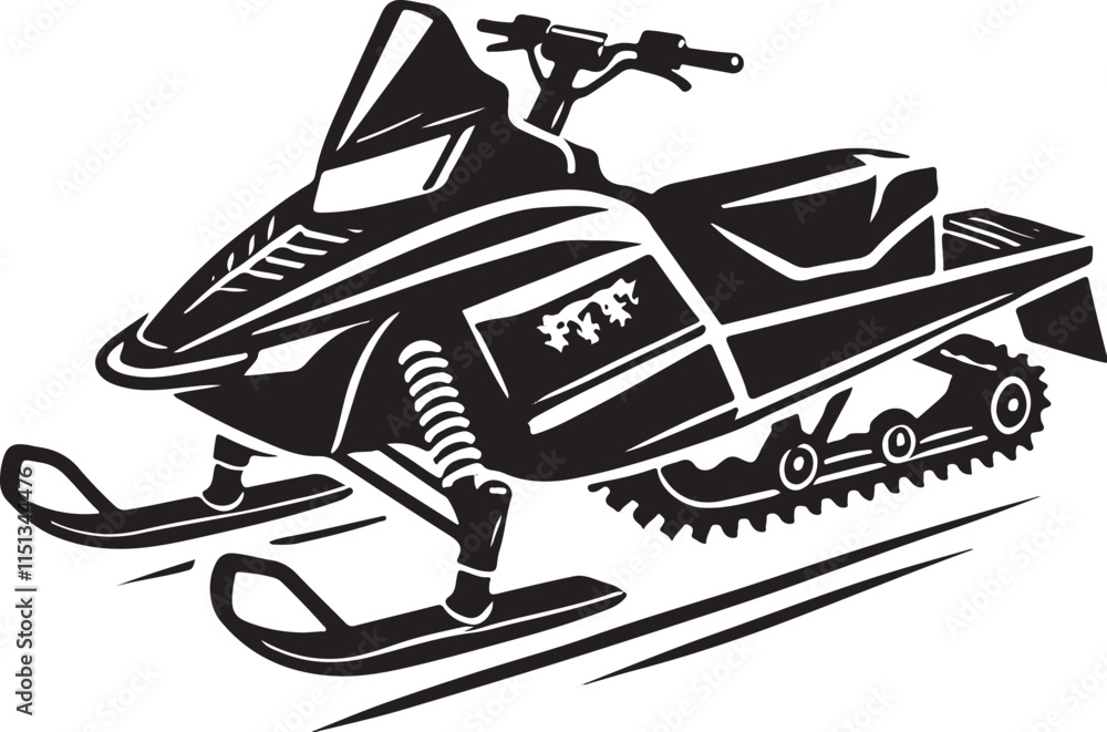 Snowmobile Silhouette Vector Icon Illustration - High-Quality Graphic Design
Snowmobile Silhouette Vector Icon Illustration - High-Quality Graphic Design